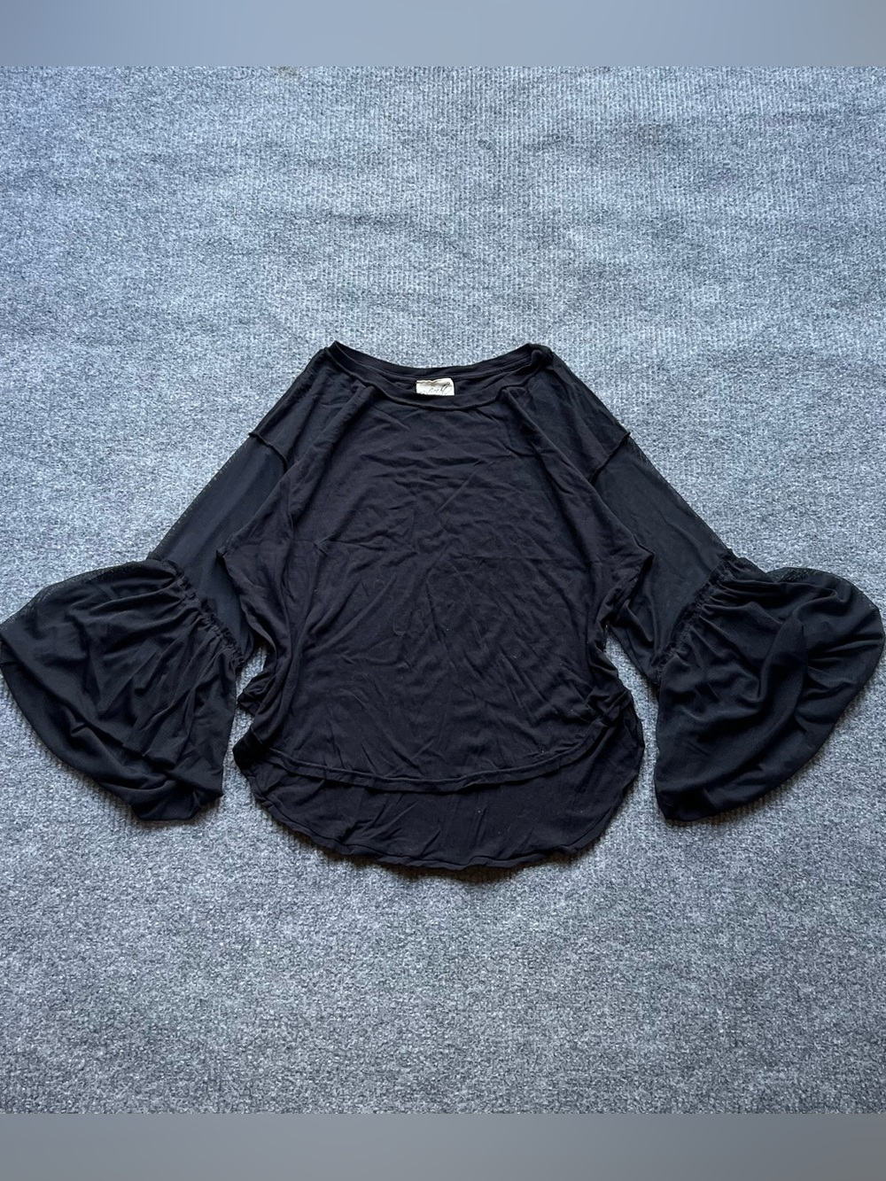 Free People Oversized Bell Sleeve Shirt